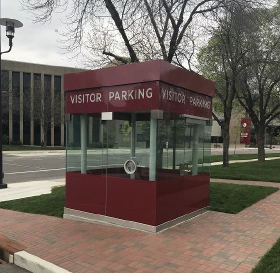 Lot B Visitor Parking Entrance Booth